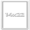 14x22 White Shadow Box Frame - Shadow Box Frame Interior Size 14x22 by 1 Inches Deep - White Frame is Made to Display Items Up to 1 Inches Deep Includes Shatter Resistant Acrylic, Backing, Hardware view 1