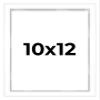 10x12 Shadow Box White Contemporary Frame - Interior Size 10x12 by 1 Inches Deep - White Frame is Made to Display Items Up to 1 Inches Deep! Includes Shatter Resistant Acrylic, Backing, Hardware view 1