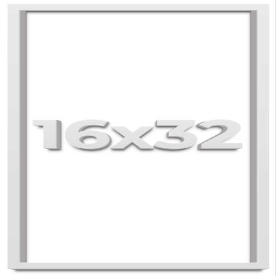 16x32 White Shadow Box Frame - Shadow Box Frame Interior Size 16x32 by 1 Inches Deep - White Frame is Made to Display Items Up to 1 Inches Deep Includes Shatter Resistant Acrylic, Backing, Hardware