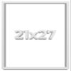 21x27 White Shadow Box Frame - Shadow Box Frame Interior Size 21x27 by 1 Inches Deep - White Frame is Made to Display Items Up to 1 Inches Deep Includes Shatter Resistant Acrylic, Backing, Hardware view 1