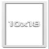 10x18 White Shadow Box Frame - Shadow Box Frame Interior Size 10x18 by 1 Inches Deep - White Frame is Made to Display Items Up to 1 Inches Deep Includes Shatter Resistant Acrylic, Backing, Hardware view 1