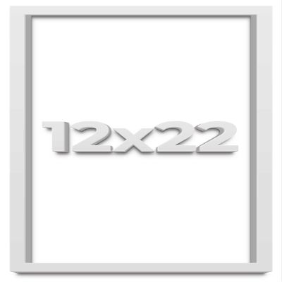 12x22 White Shadow Box Frame - Shadow Box Frame Interior Size 12x22 by 1 Inches Deep - White Frame is Made to Display Items Up to 1 Inches Deep Includes Shatter Resistant Acrylic, Backing, Hardware