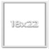 18x22 White Shadow Box Frame - Shadow Box Frame Interior Size 18x22 by 1 Inches Deep - White Frame is Made to Display Items Up to 1 Inches Deep Includes Shatter Resistant Acrylic, Backing, Hardware view 1