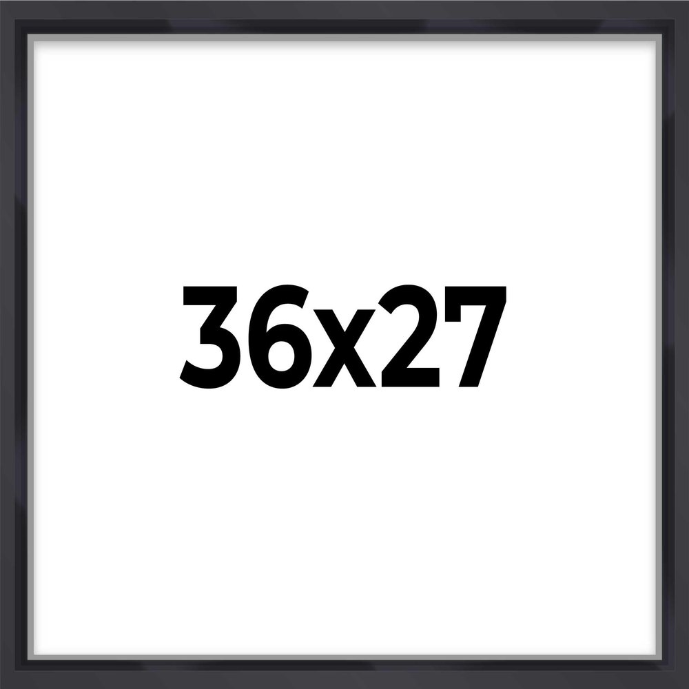 27x36 Shadow Box Frame Contemporary Black | 3/4" Depth of Usable Space| Interior Size 27x36 or 36x27 Inches| UV Resistant Acrylic, Acid-Free Backing, Wall Hangers | Made in USA