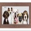 Poster Palooza 10x30 Shabby Chic/Farmhouse Brown Wood Panoramic Frame - UV Acrylic, Foam Board Backing, & Hanging Hardware 10" x 30" view 1