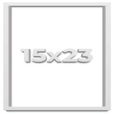 15x23 White Shadow Box Frame - Shadow Box Frame Interior Size 15x23 by 1 Inches Deep - White Frame is Made to Display Items Up to 1 Inches Deep Includes Shatter Resistant Acrylic, Backing, Hardware