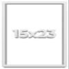 15x23 White Shadow Box Frame - Shadow Box Frame Interior Size 15x23 by 1 Inches Deep - White Frame is Made to Display Items Up to 1 Inches Deep Includes Shatter Resistant Acrylic, Backing, Hardware view 1