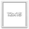 12x15 White Shadow Box Frame - Shadow Box Frame Interior Size 12x15 by 1 Inches Deep - White Frame is Made to Display Items Up to 1 Inches Deep Includes Shatter Resistant Acrylic, Backing, Hardware view 1