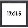 11.5x17 Shadow Box Frame Contemporary Black | 3/4" Depth of Usable Space| Interior Size 11.5x17 or 17x11.5 Inches| UV Resistant Acrylic, Acid-Free Backing, Hangers | Made in USA view 1