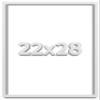 22x28 White Shadow Box Frame - Shadow Box Frame Interior Size 22x28 by 1 Inches Deep - White Frame is Made to Display Items Up to 1 Inches Deep Includes Shatter Resistant Acrylic, Backing, Hardware view 1