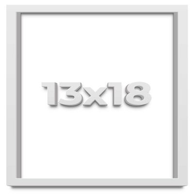13x18 White Shadow Box Frame - Shadow Box Frame Interior Size 13x18 by 1 Inches Deep - White Frame is Made to Display Items Up to 1 Inches Deep Includes Shatter Resistant Acrylic, Backing, Hardware