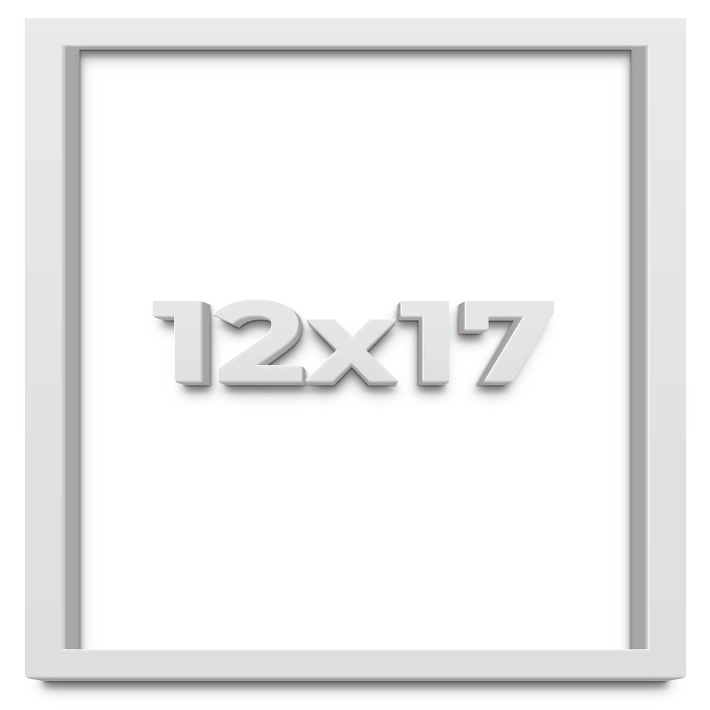 12x17 White Shadow Box Frame - Shadow Box Frame Interior Size 12x17 by 1 Inches Deep - White Frame is Made to Display Items Up to 1 Inches Deep Includes Shatter Resistant Acrylic, Backing, Hardware