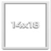 14x18 White Shadow Box Frame - Shadow Box Frame Interior Size 14x18 by 1 Inches Deep - White Frame is Made to Display Items Up to 1 Inches Deep Includes Shatter Resistant Acrylic, Backing, Hardware view 1