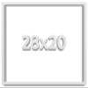 28x20 White Shadow Box Frame - Shadow Box Frame Interior Size 28x20 by 1 Inches Deep - White Frame is Made to Display Items Up to 1 Inches Deep Includes Shatter Resistant Acrylic, Backing, Hardware view 1