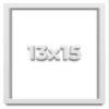 13x15 White Shadow Box Frame - Shadow Box Frame Interior Size 13x15 by 1 Inches Deep - White Frame is Made to Display Items Up to 1 Inches Deep Includes Shatter Resistant Acrylic, Backing, Hardware view 1