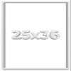 25x36 White Shadow Box Frame - Shadow Box Frame Interior Size 25x36 by 1 Inches Deep - White Frame is Made to Display Items Up to 1 Inches Deep Includes Shatter Resistant Acrylic, Backing, Hardware view 1
