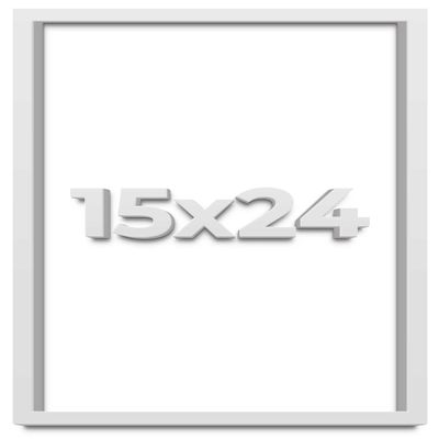 15x24 White Shadow Box Frame - Shadow Box Frame Interior Size 15x24 by 1 Inches Deep - White Frame is Made to Display Items Up to 1 Inches Deep Includes Shatter Resistant Acrylic, Backing, Hardware