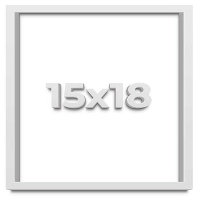 15x18 White Shadow Box Frame - Shadow Box Frame Interior Size 15x18 by 1 Inches Deep - White Frame is Made to Display Items Up to 1 Inches Deep Includes Shatter Resistant Acrylic, Backing, Hardware