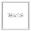 15x18 White Shadow Box Frame - Shadow Box Frame Interior Size 15x18 by 1 Inches Deep - White Frame is Made to Display Items Up to 1 Inches Deep Includes Shatter Resistant Acrylic, Backing, Hardware view 1