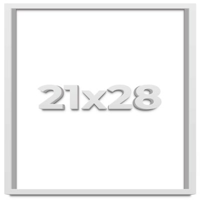 21x28 White Shadow Box Frame - Shadow Box Frame Interior Size 21x28 by 1 Inches Deep - White Frame is Made to Display Items Up to 1 Inches Deep Includes Shatter Resistant Acrylic, Backing, Hardware
