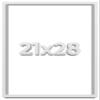 21x28 White Shadow Box Frame - Shadow Box Frame Interior Size 21x28 by 1 Inches Deep - White Frame is Made to Display Items Up to 1 Inches Deep Includes Shatter Resistant Acrylic, Backing, Hardware view 1