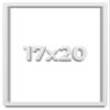 17x20 White Shadow Box Frame - Shadow Box Frame Interior Size 17x20 by 1 Inches Deep - White Frame is Made to Display Items Up to 1 Inches Deep Includes Shatter Resistant Acrylic, Backing, Hardware view 1