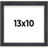 10x13 Shadow Box Frame Contemporary Black | 3/4" Depth of Usable Space| Interior Size 10x13 or 13x10 Inches| UV Resistant Acrylic, Acid-Free Backing, Wall Hangers | Made in USA view 1