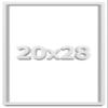 20x28 White Shadow Box Frame - Shadow Box Frame Interior Size 20x28 by 1 Inches Deep - White Frame is Made to Display Items Up to 1 Inches Deep Includes Shatter Resistant Acrylic, Backing, Hardware view 1