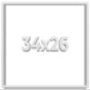 34x26 White Shadow Box Frame - Shadow Box Frame Interior Size 34x26 by 1 Inches Deep - White Frame is Made to Display Items Up to 1 Inches Deep Includes Shatter Resistant Acrylic, Backing, Hardware view 1