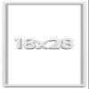 18x28 White Shadow Box Frame - Shadow Box Frame Interior Size 18x28 by 1 Inches Deep - White Frame is Made to Display Items Up to 1 Inches Deep Includes Shatter Resistant Acrylic, Backing, Hardware view 1