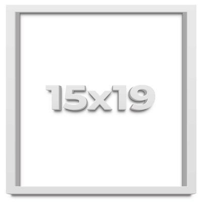 15x19 White Shadow Box Frame - Shadow Box Frame Interior Size 15x19 by 1 Inches Deep - White Frame is Made to Display Items Up to 1 Inches Deep Includes Shatter Resistant Acrylic, Backing, Hardware