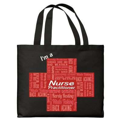ThisWear I'm Nurse Practitioner Essential Attributes Tote Bag - Full Black