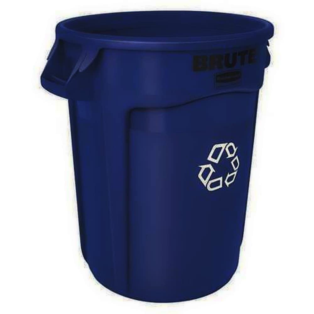 Commercial Products Fg262073blue 20 Gal Round Polyethylene Recycling
