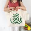 166 Canvas Tote Bags with Inner Pocket, Inner Pocket with Zipper, Cotton Canvas Tote with Handles, Reusable Canvas Tote Washable Grocery Tote Bag view 3