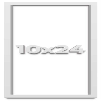10x24 White Shadow Box Frame - Shadow Box Frame Interior Size 10x24 by 1 Inches Deep - White Frame is Made to Display Items Up to 1 Inches Deep Includes Shatter Resistant Acrylic, Backing, Hardware