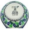 Polmedia Polish Pottery Condiment Dish UNIKAT - Cabin Meadow Pattern Handmade in Boleslawiec Poland by Ceramika Artystyczna + Certificate of Authenticity view 4