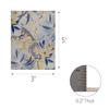 Leick Home 595249 Song Floral Indoor Outdoor Area Rug Rectangle 3'x5' view 2