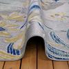 Leick Home 595249 Song Floral Indoor Outdoor Area Rug Rectangle 3'x5' view 4