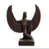 Ancient Egyptian statue of Isis wings Goddess of fertility and was also known as the goddess .of motherhood, magic, death, healing, and rebirth Her name means Queen of the throne. view 1