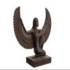Ancient Egyptian statue of Isis wings Goddess of fertility and was also known as the goddess .of motherhood, magic, death, healing, and rebirth Her name means Queen of the throne. view 2
