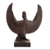 Ancient Egyptian statue of Isis wings Goddess of fertility and was also known as the goddess .of motherhood, magic, death, healing, and rebirth Her name means Queen of the throne. view 4