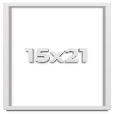 15x21 White Shadow Box Frame - Shadow Box Frame Interior Size 15x21 by 1 Inches Deep - White Frame is Made to Display Items Up to 1 Inches Deep Includes Shatter Resistant Acrylic, Backing, Hardware