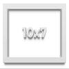 10x7 White Shadow Box Frame - Shadow Box Frame Interior Size 10x7 by 1 Inches Deep - Made to Display Items Up to 1 Inches Deep Includes Shatter Resistant Acrylic, Backing, Hardware view 1