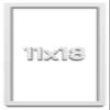 11x18 White Shadow Box Frame - Shadow Box Frame Interior Size 11x18 by 1 Inches Deep - White Frame is Made to Display Items Up to 1 Inches Deep Includes Shatter Resistant Acrylic, Backing, Hardware view 1