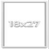 18x27 White Shadow Box Frame - Shadow Box Frame Interior Size 18x27 by 1 Inches Deep - White Frame is Made to Display Items Up to 1 Inches Deep Includes Shatter Resistant Acrylic, Backing, Hardware view 1