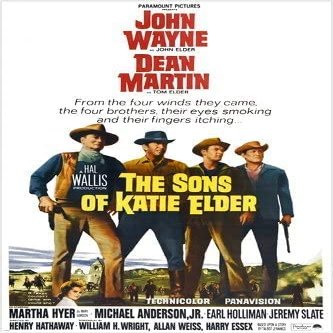 The Sons Of Katie Elder Movie Poster Guns Smoke Home Decor Print (20x30)