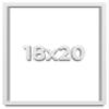 18x20 White Shadow Box Frame - Shadow Box Frame Interior Size 18x20 by 1 Inches Deep - White Frame is Made to Display Items Up to 1 Inches Deep Includes Shatter Resistant Acrylic, Backing, Hardware view 1