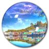 Chile Chiloe Island Fridge Magnet Refrigerator Stickers Decorative Magnet Travel Souvenir Crystal Glass view 1