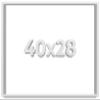 40x28 White Shadow Box Frame - Shadow Box Frame Interior Size 40x28 by 1 Inches Deep - White Frame is Made to Display Items Up to 1 Inches Deep Includes Shatter Resistant Acrylic, Backing, Hardware view 1