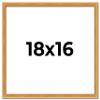 Poster Palooza 18x16 Frame Olde Gold Solid Wood Picture Frame | 0.75 Inch Moulding Width | Includes UV Acrylic Plexiglass, Foam Board Backing & Hanging Hardware view 1